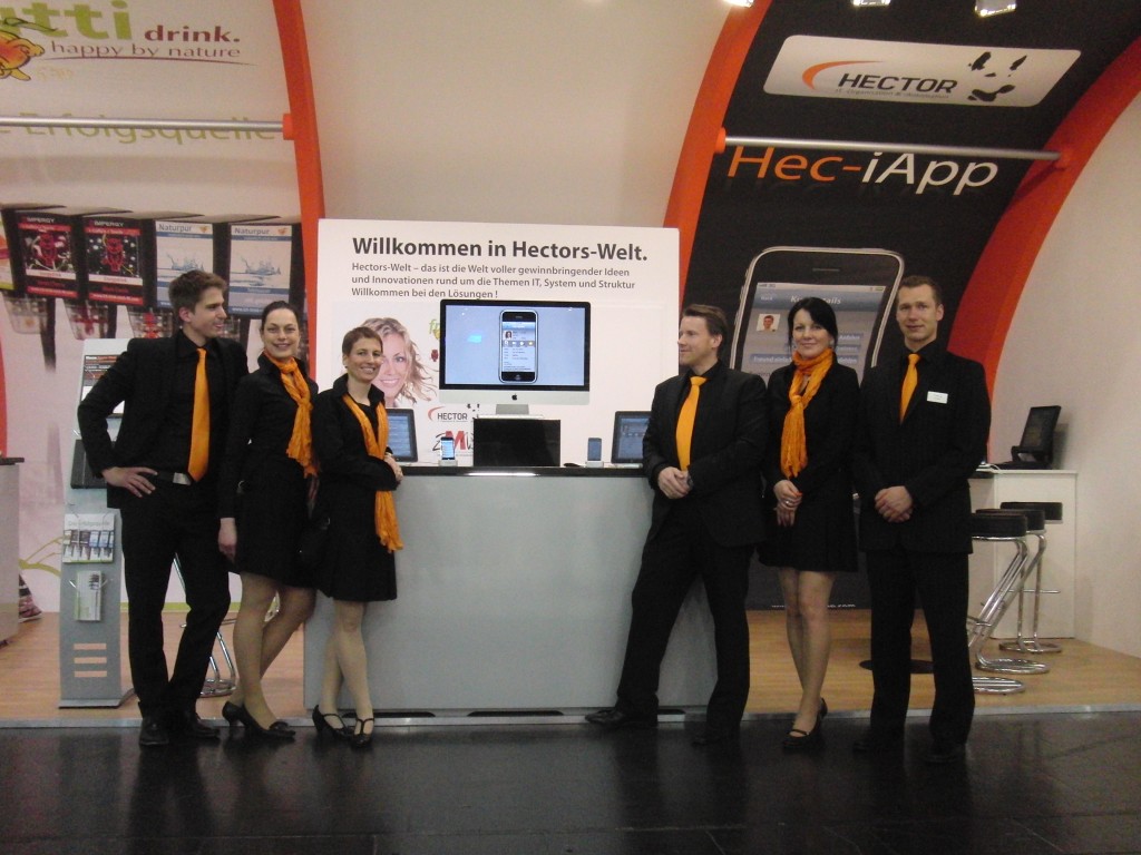 Der Hectorstand bei der Fibo 2010 in Essen Hectorstand Fibo